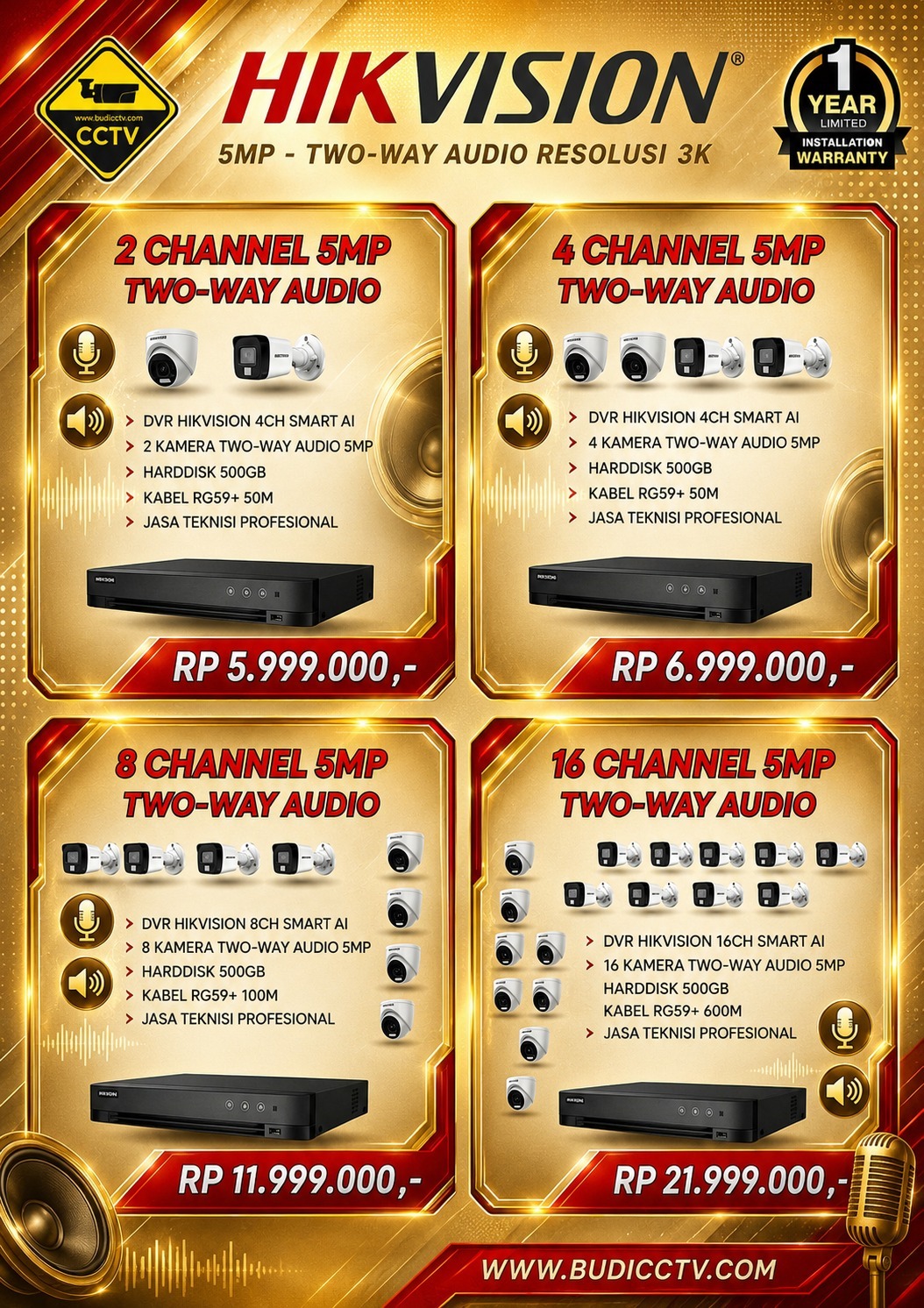 Harga 4 - Budi CCTV