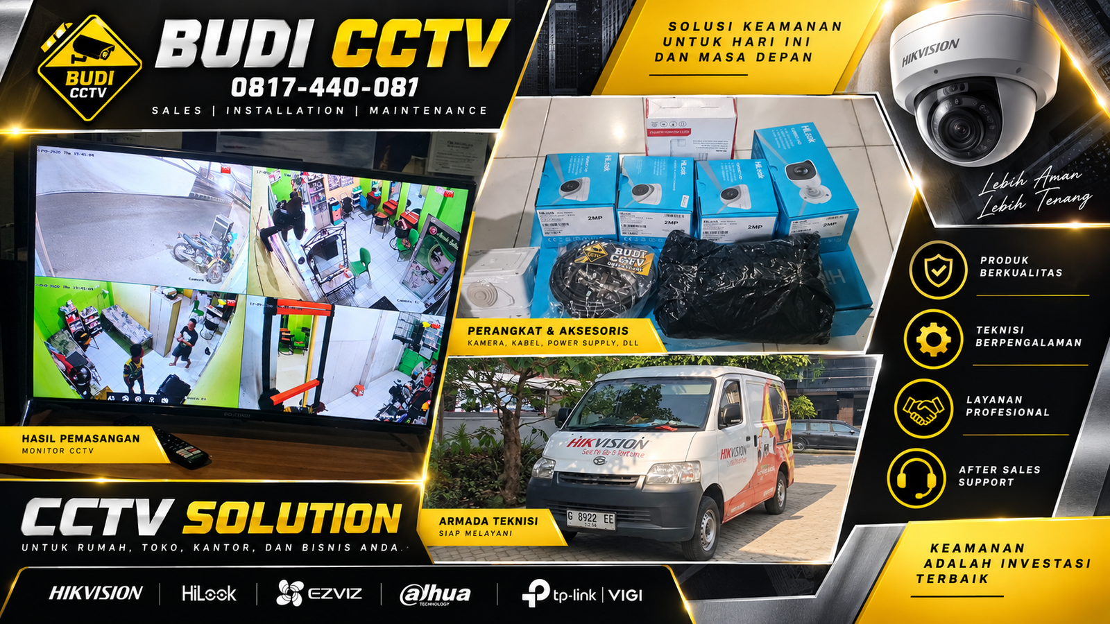 Instalasi CCTV Hilook di Salon Kecantikan Pemalang, Langkah Pencegahan Risiko