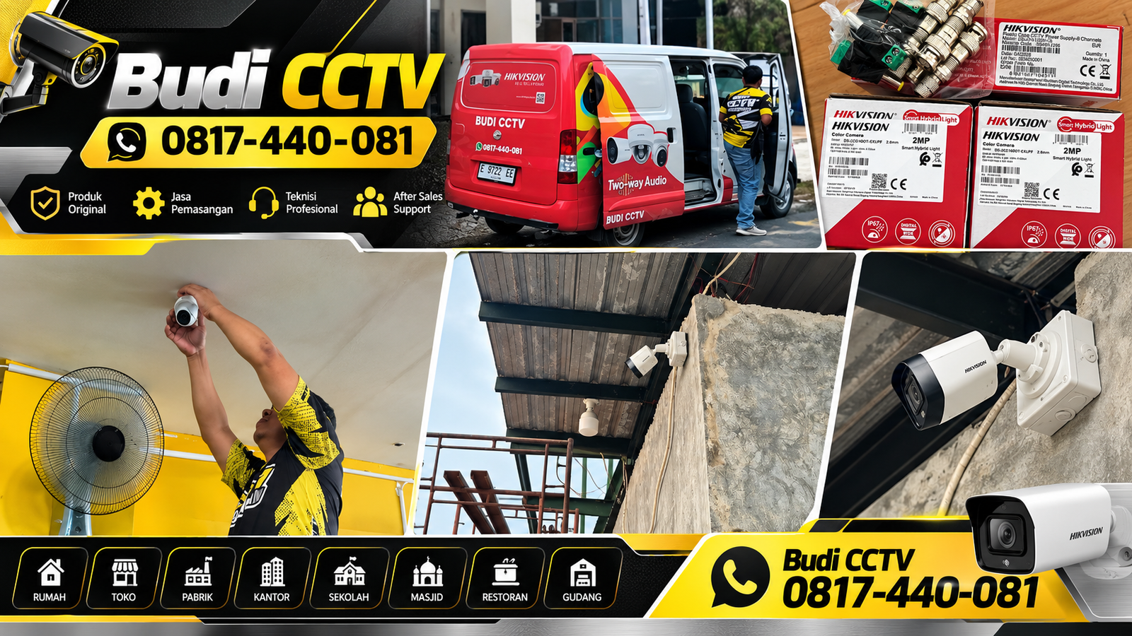 Instalasi CCTV Hikvision di Pemalang untuk Gudang, Pencegahan Risiko Keamanan