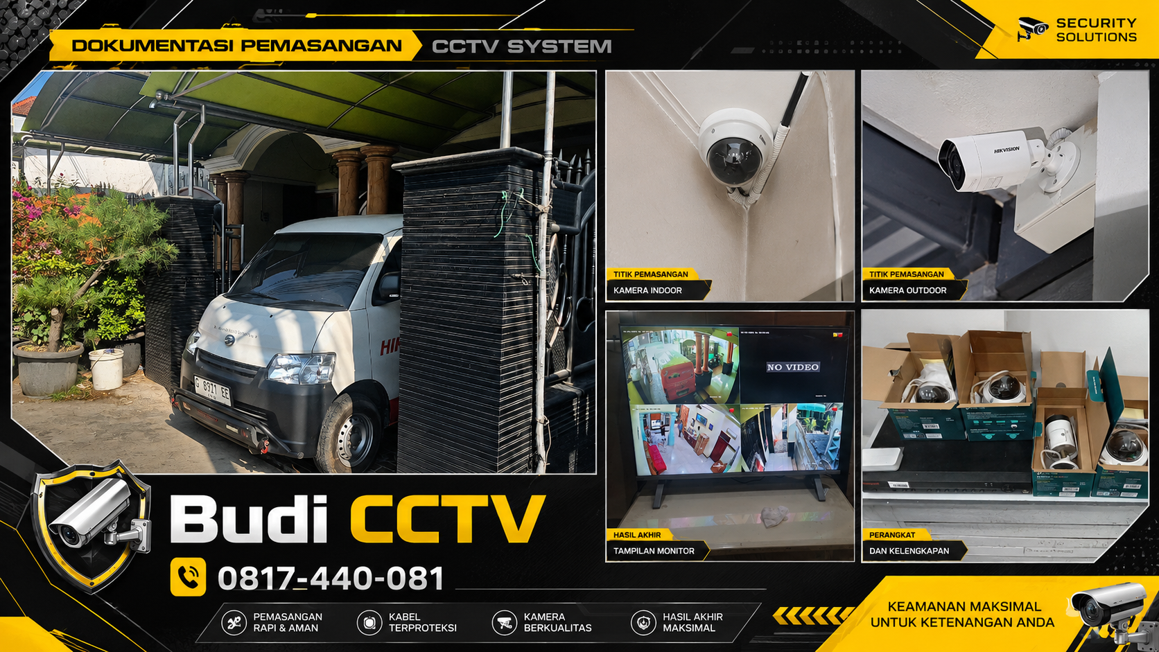 Pemasangan CCTV Di Salah Satu Rumah di Tegal, Panduan Penggunaan untuk Pelanggan